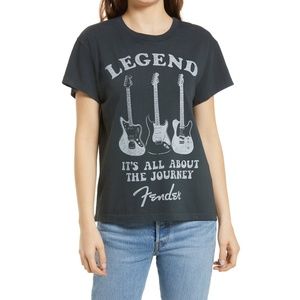 Daydreamer Fender Legend Tour Graphic Tee Grey XS
